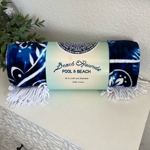 NWT Pool & Beach 65” Round Towel